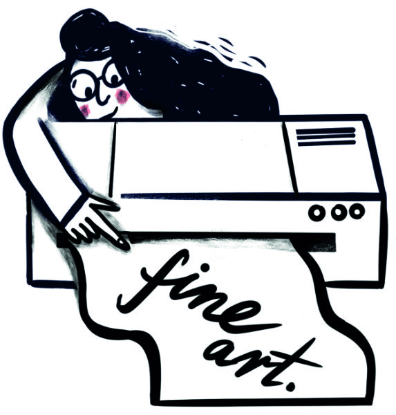 Ilustracja druk fine art